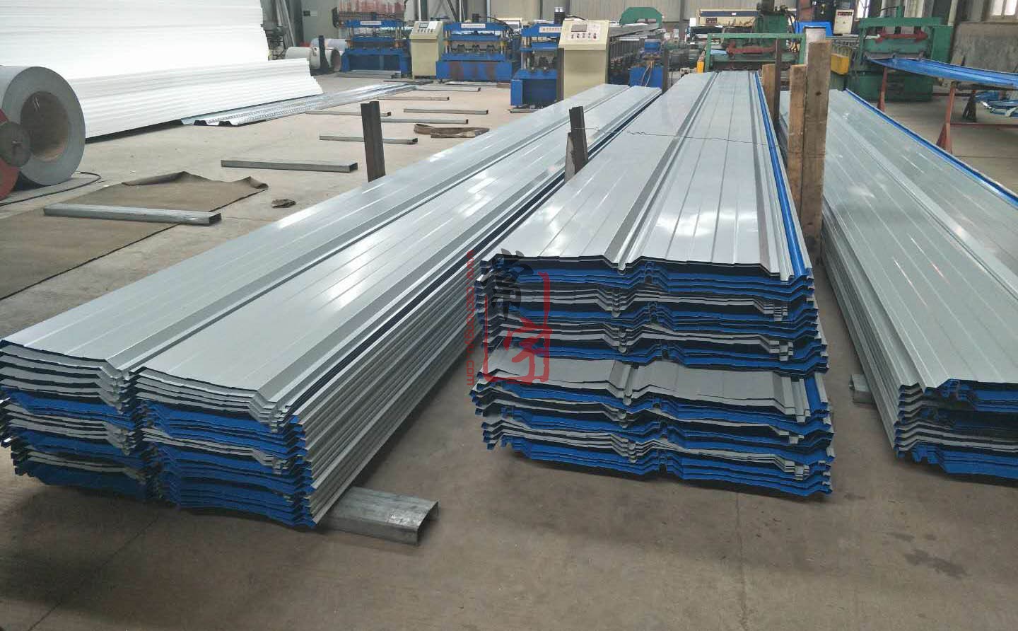 820型按扣式彩鋼瓦0.6海蘭