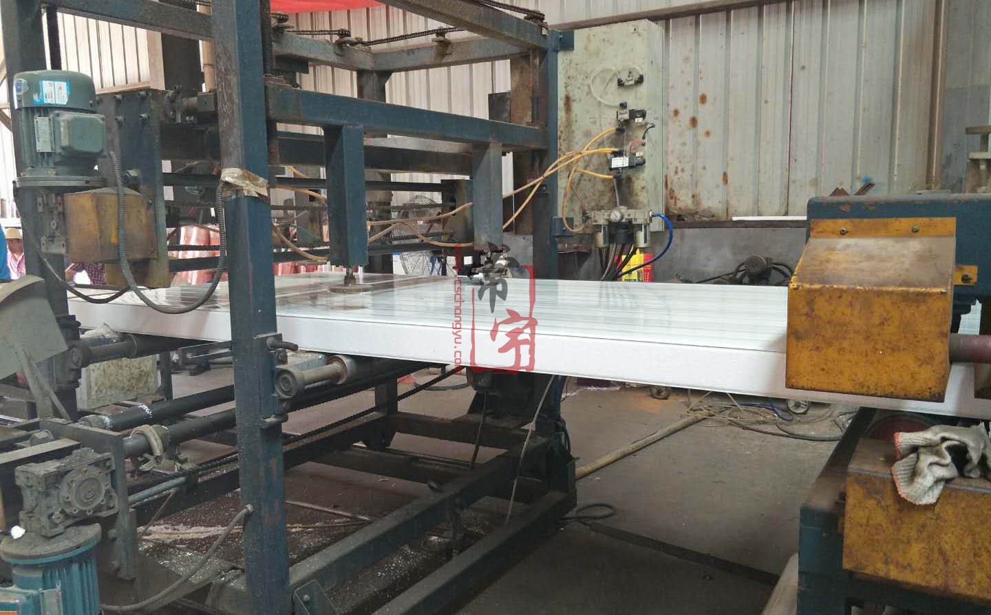 10公分1150型企口板雙白加筋